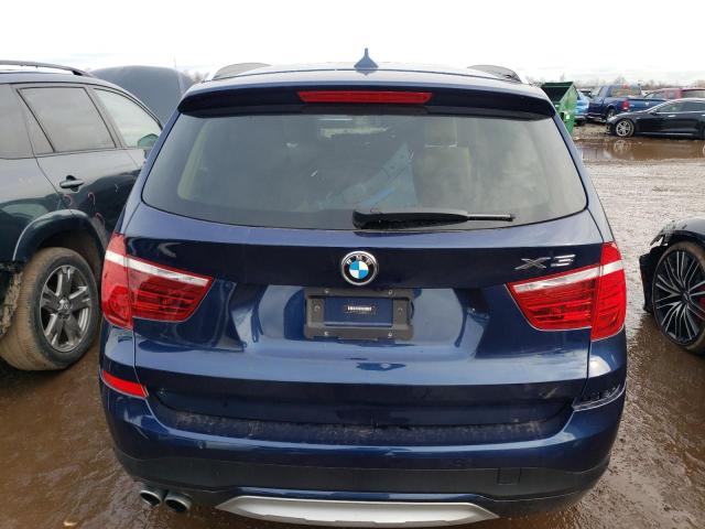 5UXWX9C56G0D93161 - 2016 BMW X3 XDRIVE28I BLUE photo 6