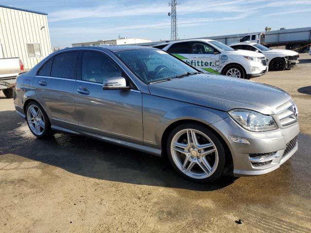 WDDGF4HB3DA801179 - 2013 MERCEDES-BENZ C 250 SILVER photo 4