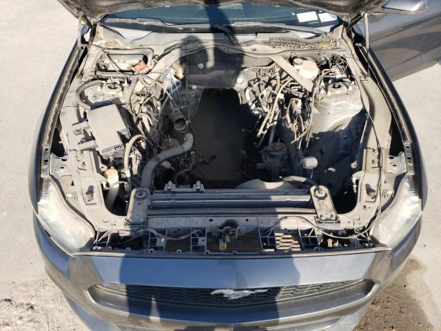 1FATP8UH3F5325699 - 2015 FORD MUSTANG GRAY photo 11