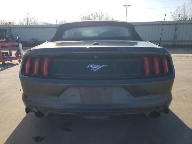 1FATP8UH3F5325699 - 2015 FORD MUSTANG GRAY photo 6