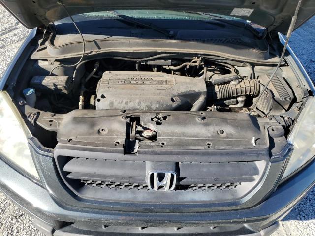 2HKYF18593H556239 - 2003 HONDA PILOT EXL BLUE photo 12