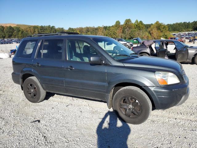 2HKYF18593H556239 - 2003 HONDA PILOT EXL BLUE photo 4