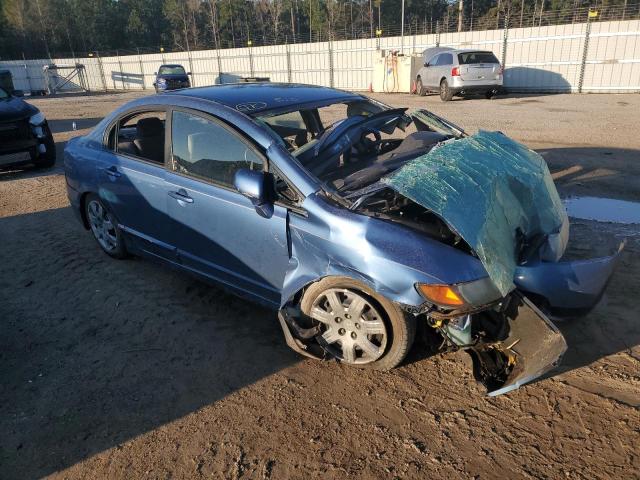 1HGFA16588L082197 - 2008 HONDA CIVIC LX BLUE photo 4