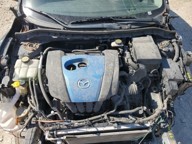 JM1BL1W77C1591999 - 2012 MAZDA 3 I BLACK photo 11