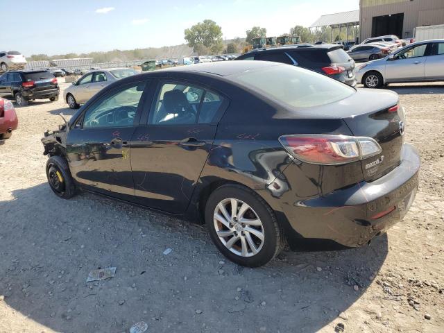 JM1BL1W77C1591999 - 2012 MAZDA 3 I BLACK photo 2