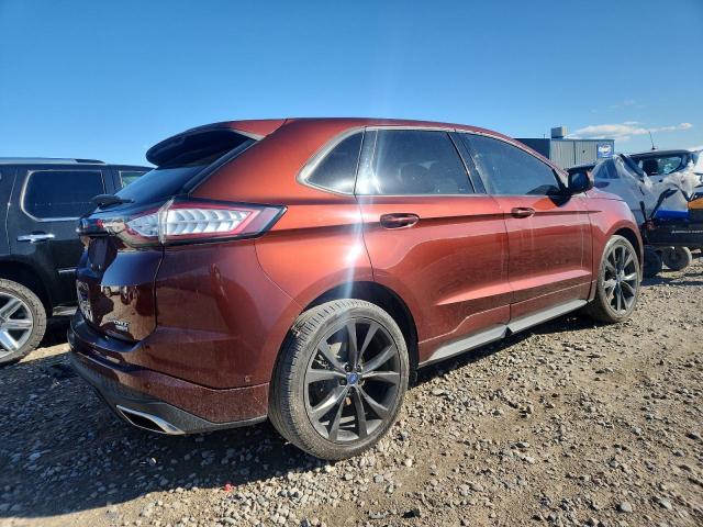 2FMTK4AP0FBB67522 - 2015 FORD EDGE SPORT MAROON photo 3