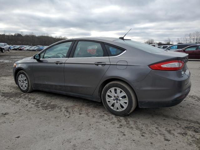 3FA6P0G7XER152177 - 2014 FORD FUSION S GRAY photo 2