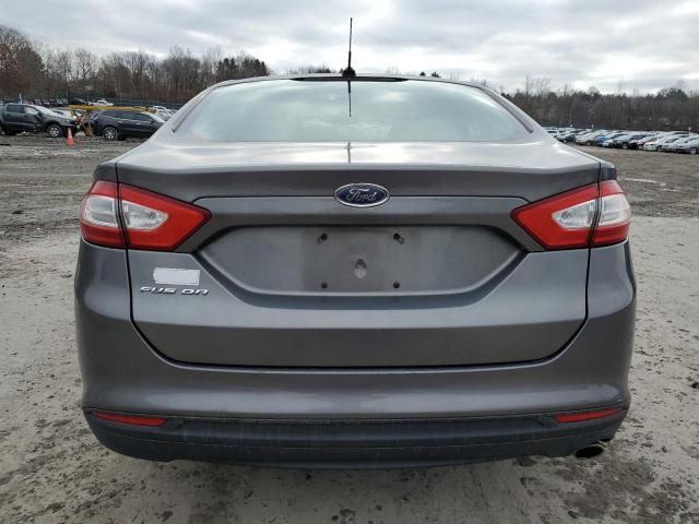 3FA6P0G7XER152177 - 2014 FORD FUSION S GRAY photo 6