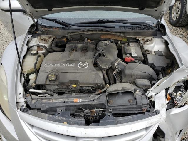 1YVHZ8CB6A5M39478 - 2010 MAZDA 6 S SILVER photo 11