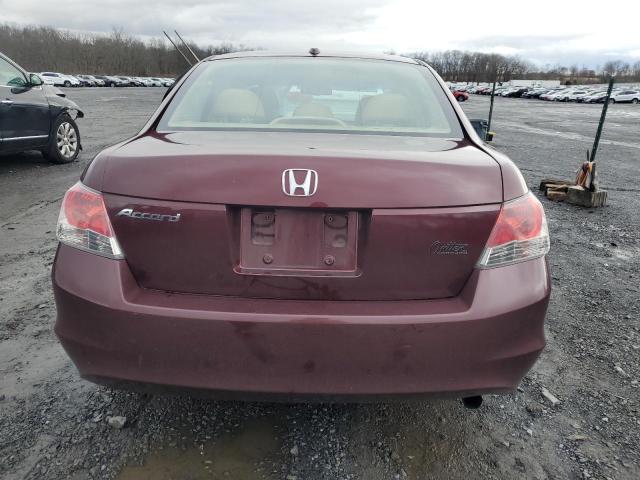 1HGCP26869A099482 - 2009 HONDA ACCORD EXL BURGUNDY photo 6