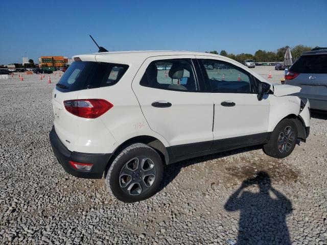 MAJ6S3FL9LC395151 - 2020 FORD ECOSPORT S WHITE photo 3