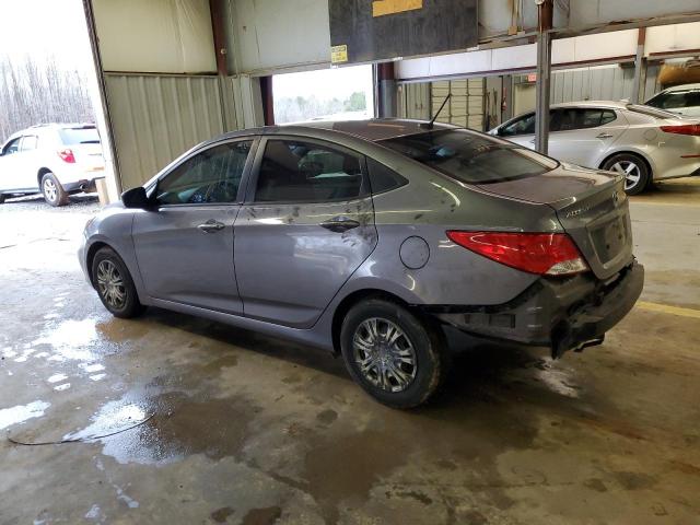 KMHCT4AE6GU012769 - 2016 HYUNDAI ACCENT SE GRAY photo 2