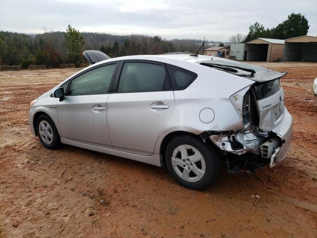 JTDKN3DU3B5345313 - 2011 TOYOTA PRIUS SILVER photo 2