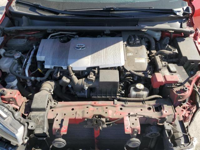 JTDKAMFU4N3175428 - 2022 TOYOTA PRIUS NIGHT SHADE Կարմիր լուսանկար 11