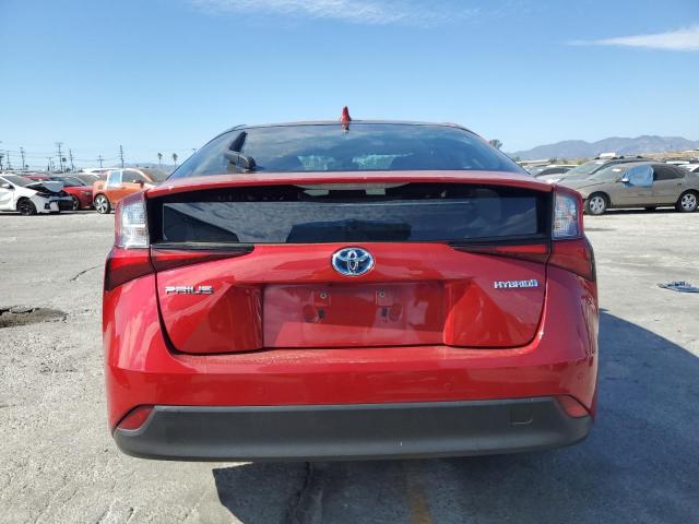 JTDKAMFU4N3175428 - 2022 TOYOTA PRIUS NIGHT SHADE Կարմիր լուսանկար 6