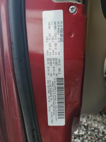 2C4RC1BG9GR260783 - 2016 CHRYSLER TOWN & COU TOURING მუქწითელი ფოტო 13