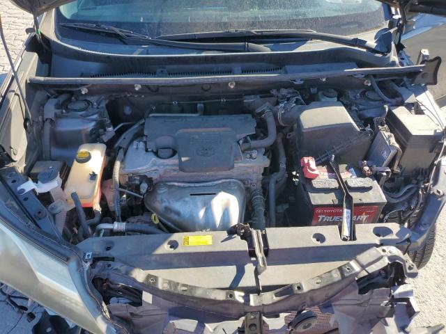 2T3WFREVXEW127195 - 2014 TOYOTA RAV4 XLE GRAY photo 11