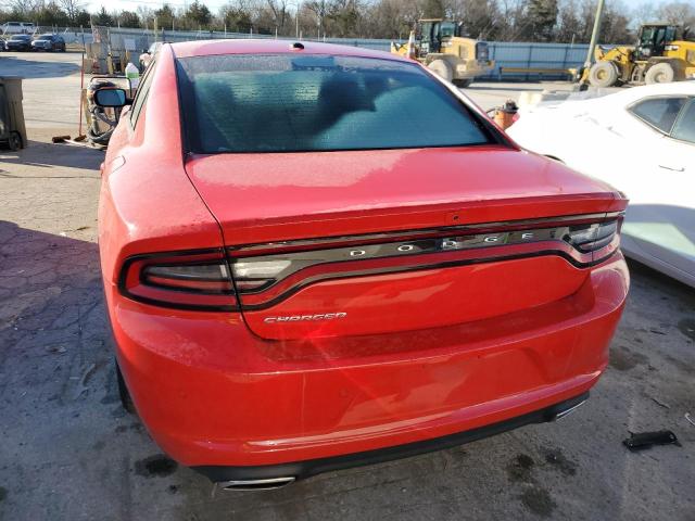 2C3CDXBG6NH161061 - 2022 DODGE CHARGER SXT RED photo 6
