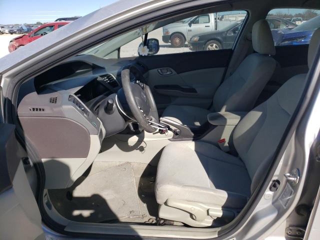 2HGFB2F58CH301281 - 2012 HONDA CIVIC LX SILVER photo 7