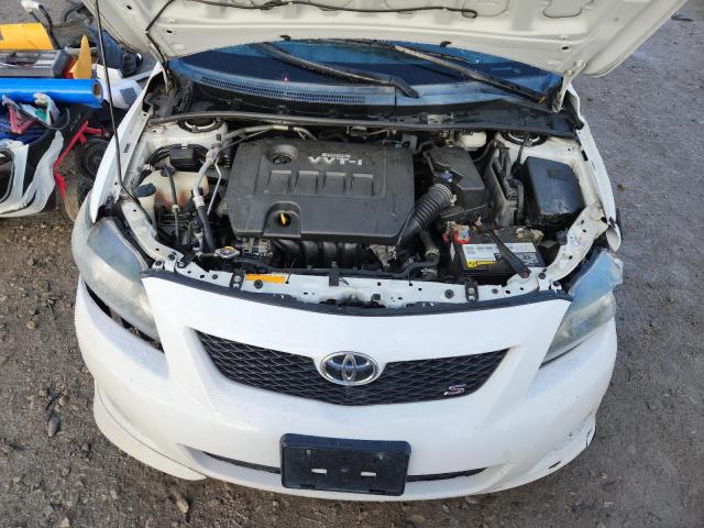 2T1BU4EE1AC458565 - 2010 TOYOTA COROLLA BASE أبيض صورة 11