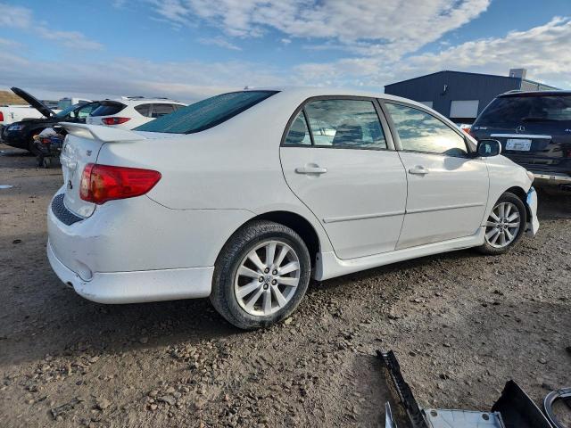 2T1BU4EE1AC458565 - 2010 TOYOTA COROLLA BASE أبيض صورة 3