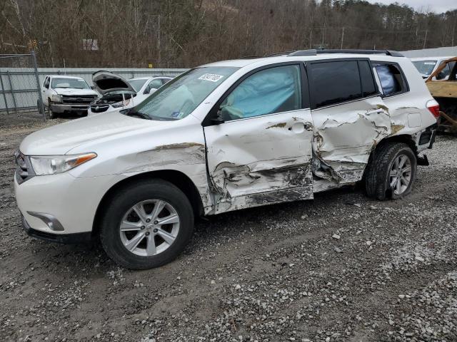 5TDBK3EH8CS125767 - 2012 TOYOTA HIGHLANDER BASE WHITE photo 1