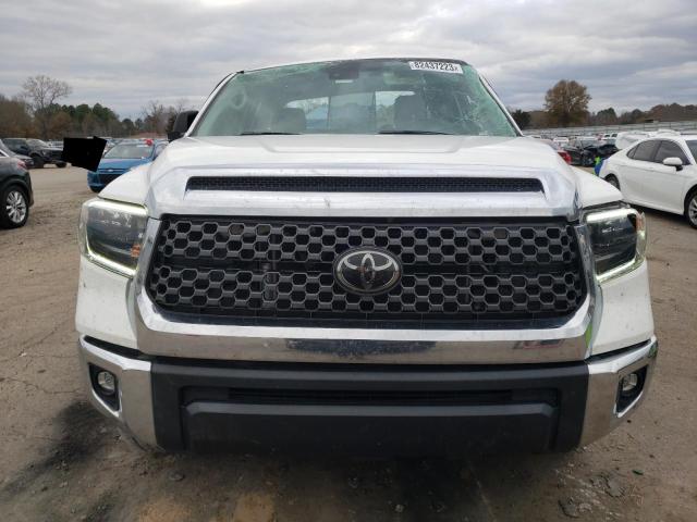 5TFUY5F11LX903597 - 2020 TOYOTA TUNDRA DOUBLE CAB SR/SR5 WHITE photo 5