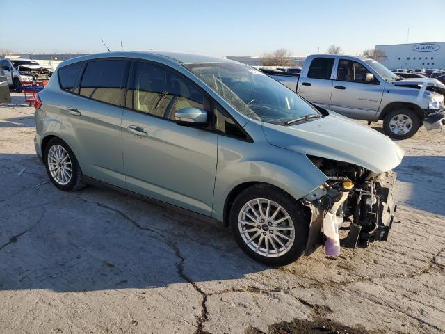 1FADP5AU1DL523744 - 2013 FORD C-MAX SE GREEN photo 4