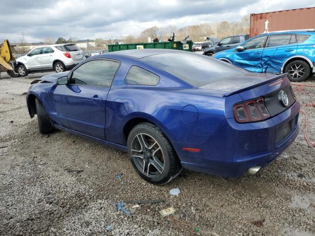 1ZVBP8AM6E5204779 - 2014 FORD MUSTANG BLUE photo 2