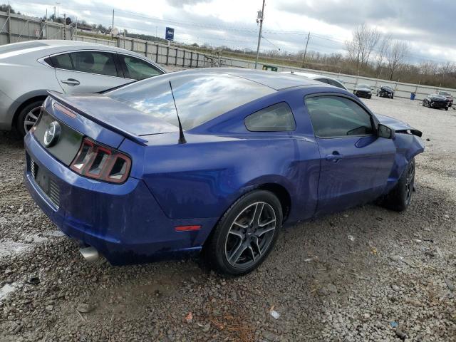 1ZVBP8AM6E5204779 - 2014 FORD MUSTANG BLUE photo 3