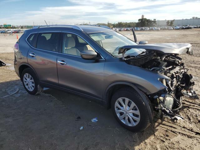 KNMAT2MT0GP622496 - 2016 NISSAN ROGUE S GRAY photo 4