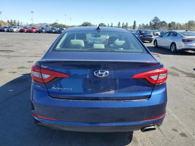 5NPE24AF5GH348156 - 2016 HYUNDAI SONATA SE BLUE photo 6
