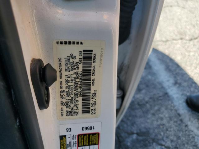 1NXBU4EE8AZ262301 - 2010 TOYOTA COROLLA BASE 白色 照片 12