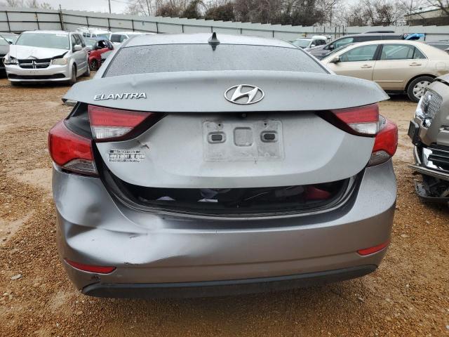 KMHDH4AE7FU268973 - 2015 HYUNDAI ELANTRA SE GRAY photo 6