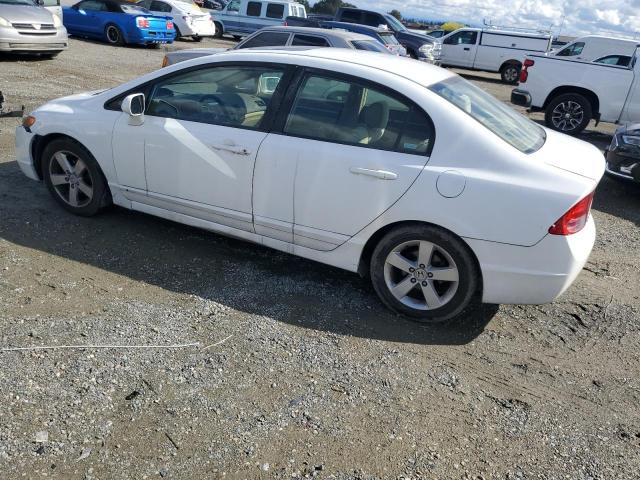 JHMFA16887S005907 - 2007 HONDA CIVIC EX WHITE photo 2