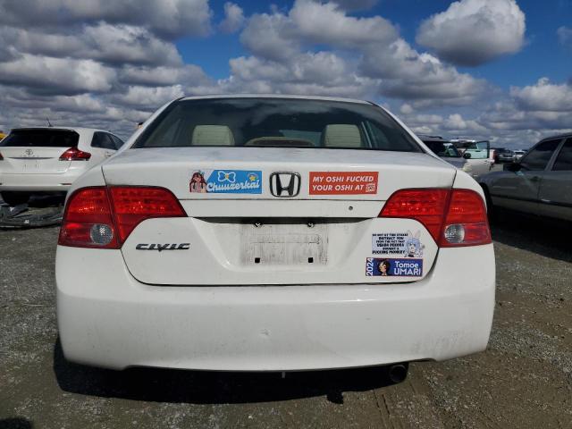 JHMFA16887S005907 - 2007 HONDA CIVIC EX WHITE photo 6