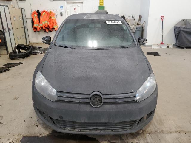 WVWDA7AJ3CW051475 - 2012 VOLKSWAGEN GOLF BLACK photo 5