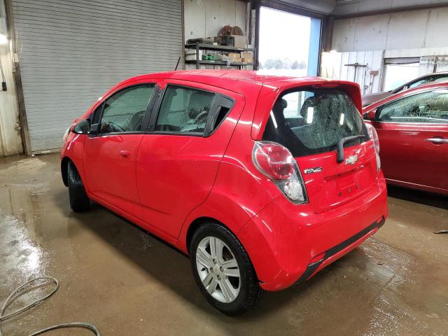 KL8CD6S92EC582696 - 2014 CHEVROLET SPARK 1LT RED photo 2