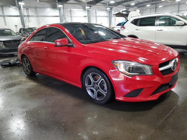 WDDSJ4EB5EN057155 - 2014 MERCEDES-BENZ CLA 250 RED photo 4