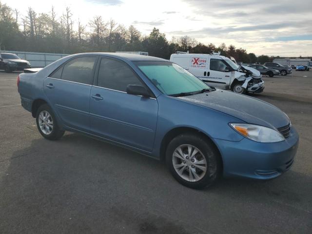 4T1BF32K14U586371 - 2004 TOYOTA CAMRY LE BLUE photo 4