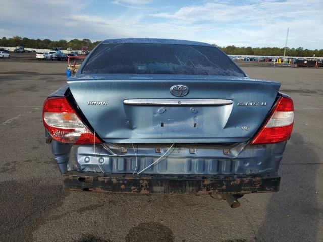 4T1BF32K14U586371 - 2004 TOYOTA CAMRY LE BLUE photo 6