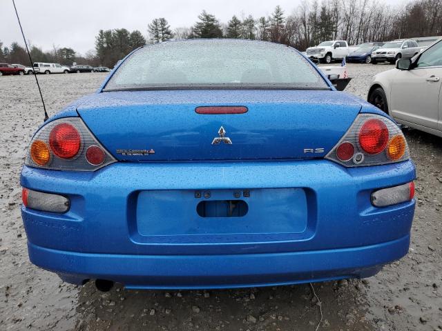 4A3AC34G03E012111 - 2003 MITSUBISHI ECLIPSE RS BLUE photo 6