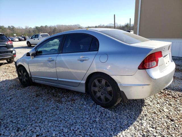 1HGFA16558L083047 - 2008 HONDA CIVIC LX SILVER photo 2