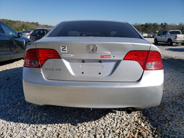 1HGFA16558L083047 - 2008 HONDA CIVIC LX SILVER photo 6