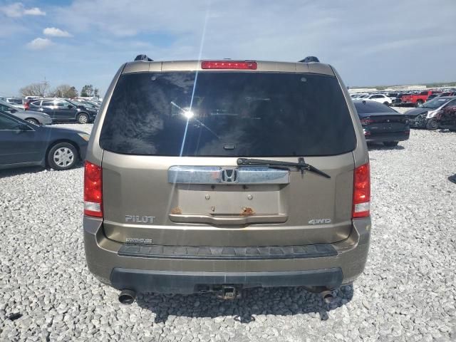 5FNYF4H58BB008361 - 2011 HONDA PILOT EXL GOLD photo 6