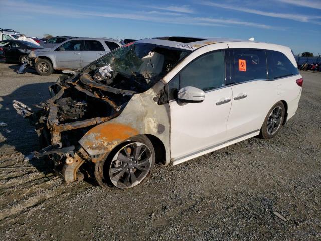 5FNRL6H99PB067468 - 2023 HONDA ODYSSEY ELITE Quemado foto 1