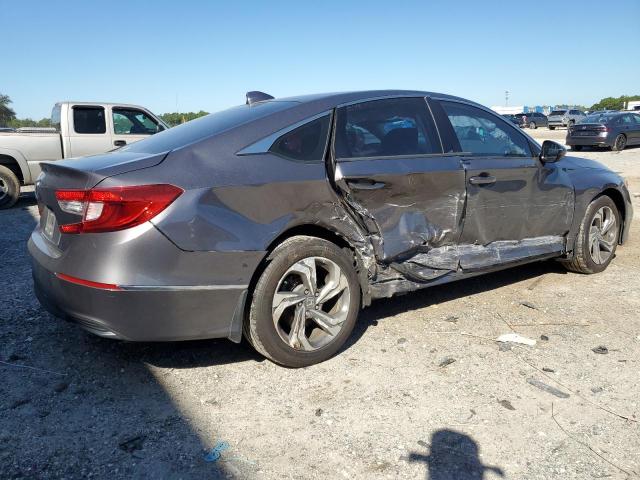 1HGCV1F56JA180590 - 2018 HONDA ACCORD EXL ნაცრისფერი ფოტო 3