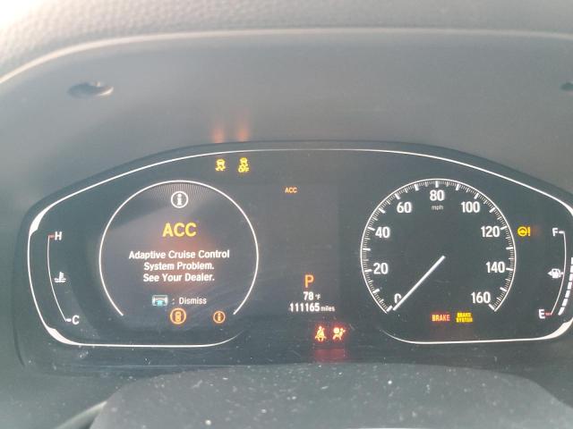 1HGCV1F56JA180590 - 2018 HONDA ACCORD EXL ნაცრისფერი ფოტო 9