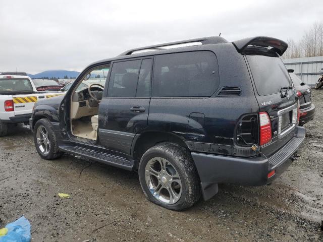 JTJHT00W843538347 - 2004 LEXUS LX 470 BLACK photo 2