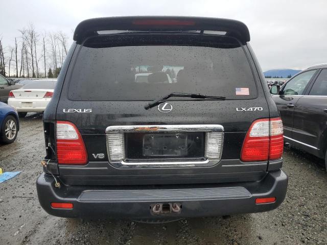 JTJHT00W843538347 - 2004 LEXUS LX 470 BLACK photo 6